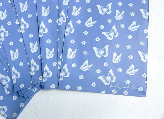 6x9 Butterfly Biodegradable Poly Mailers