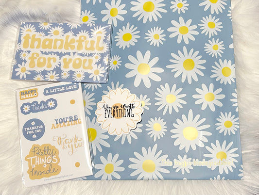 Daisy Poly Mailers & Coordinating Products