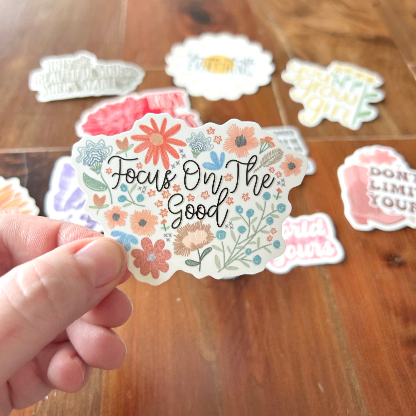 Uplifting Floral Stickers