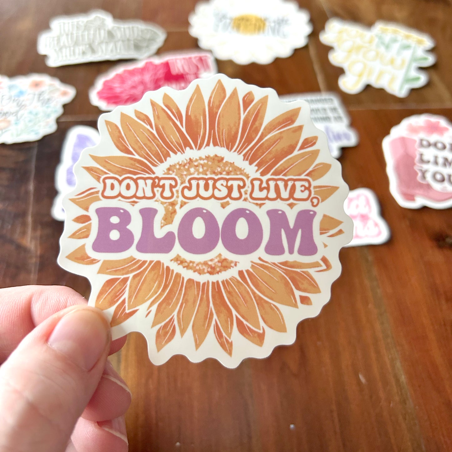 Uplifting Floral Stickers