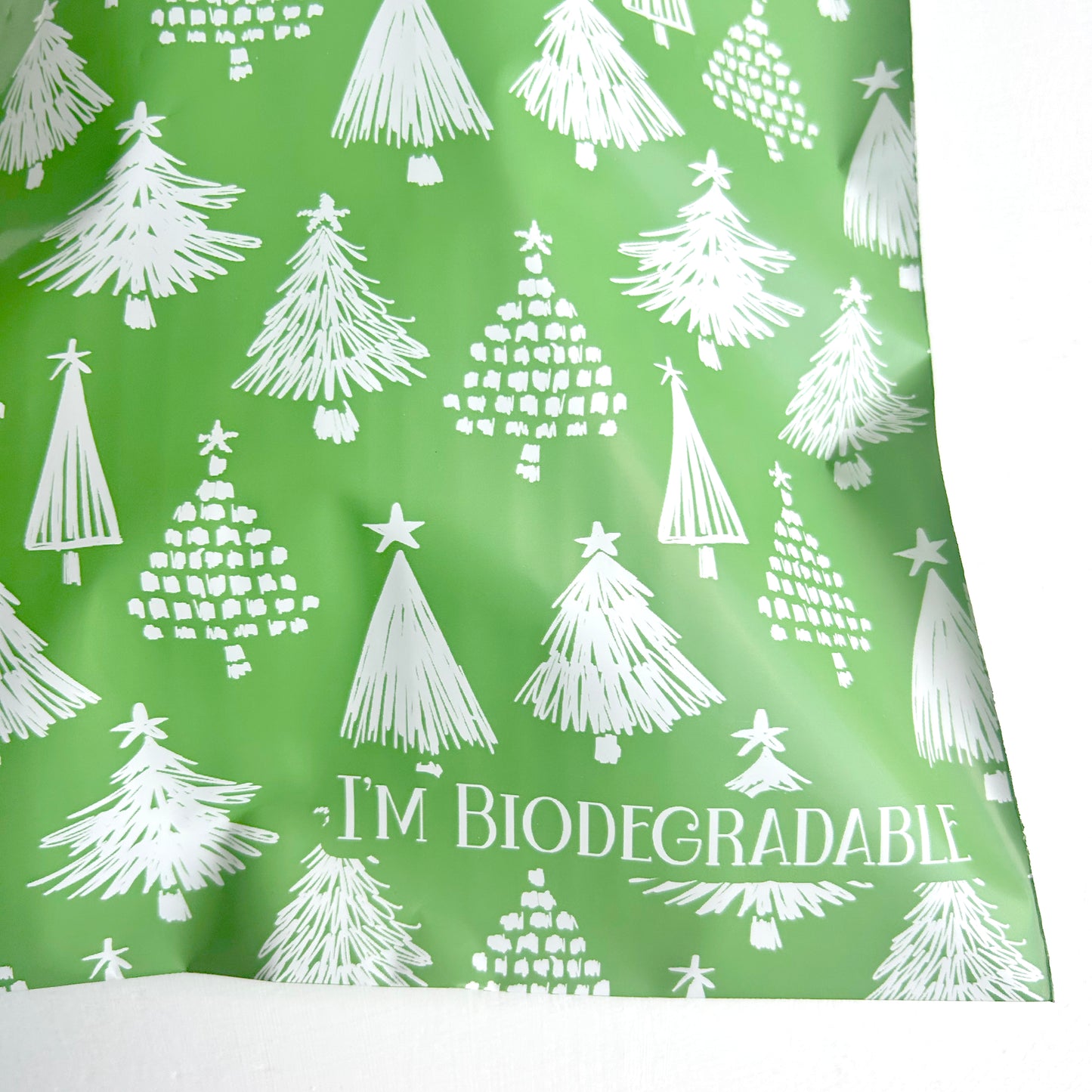 Christmas Tree Biodegradable Poly Mailers