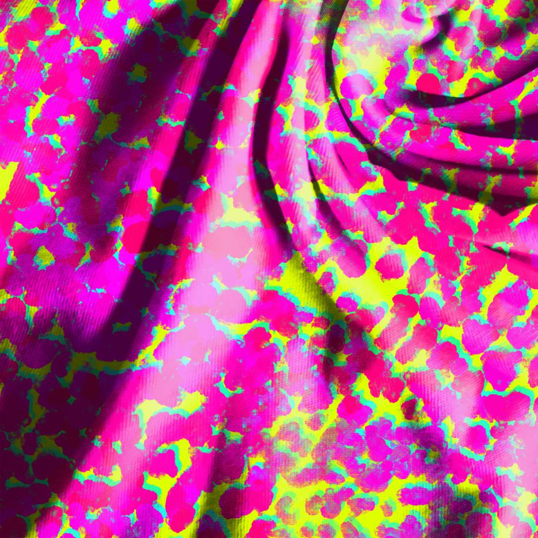 Neon Cheetah Print Seamless Design