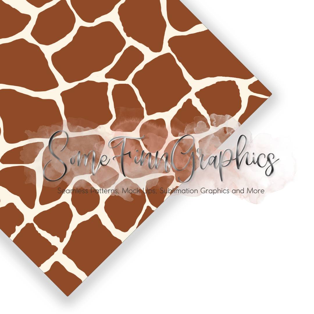 Giraffe Print Seamless Design