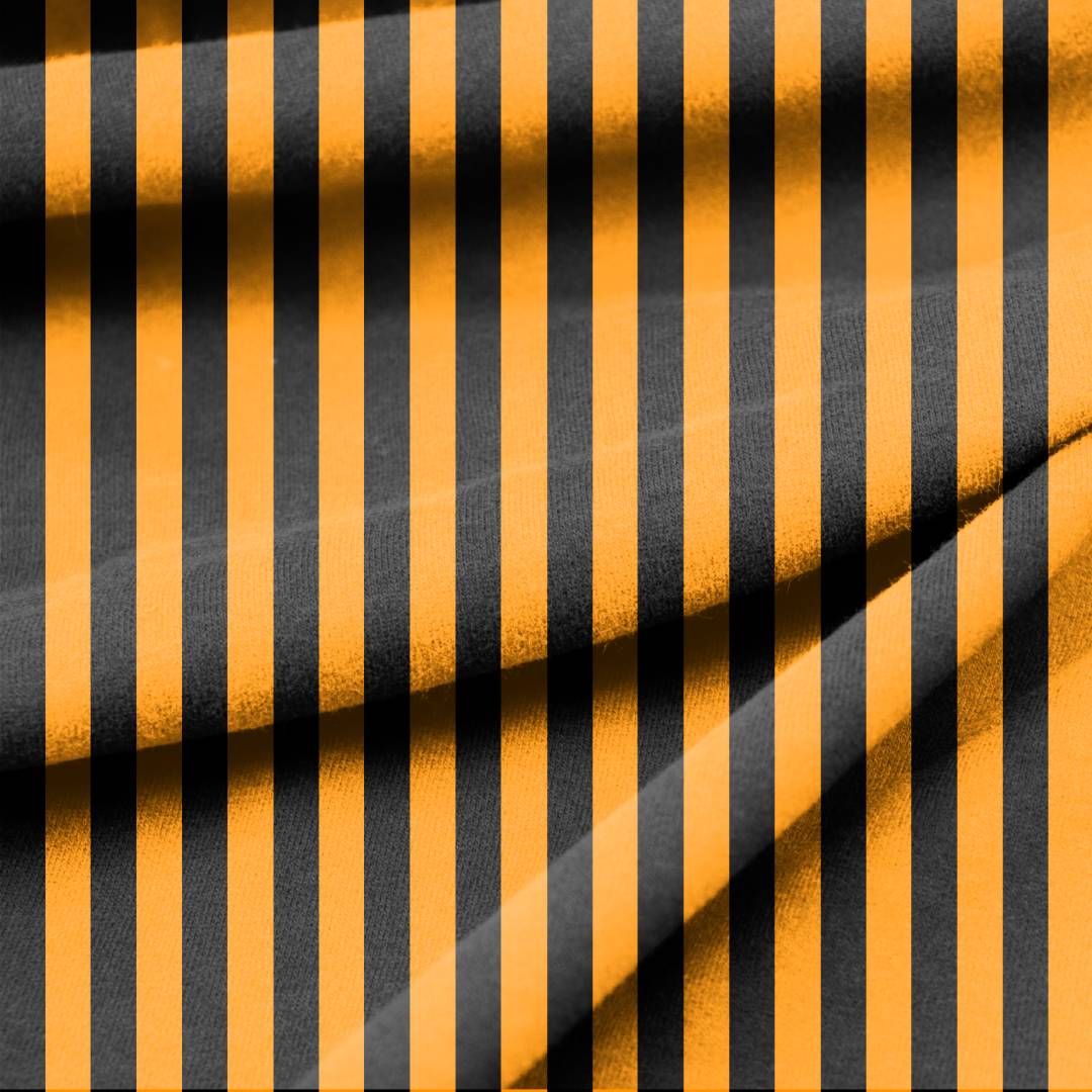 Halloween Character Stripes Seamless Design