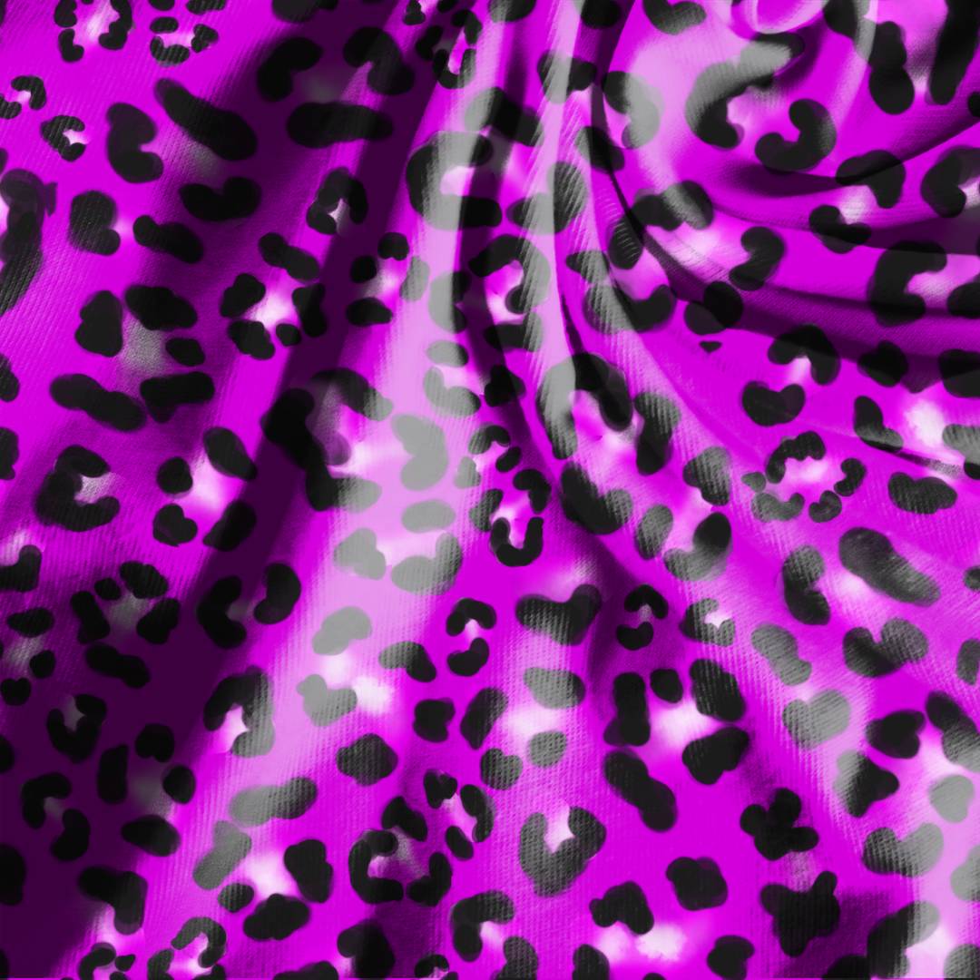 Watercolor Leopard Print Seamless Design