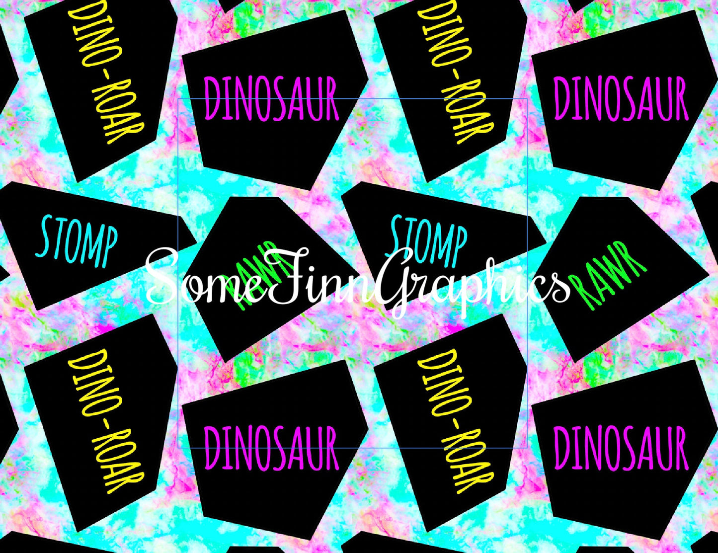 Dinosaur Graphic Seamless Design