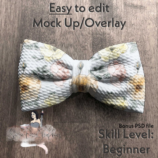 Realistic Bow Tie Mock Up