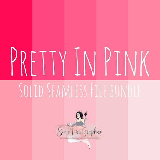 10 Pretty In Pink Solid Seamless Files Bundle