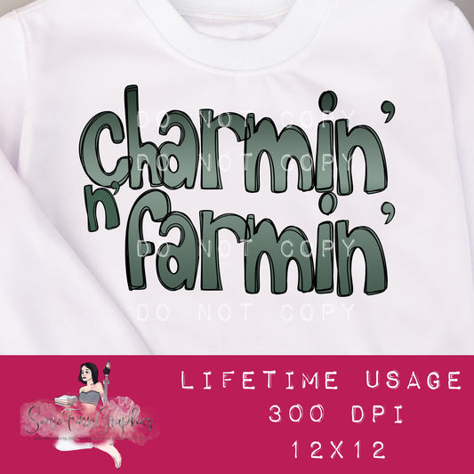 Charmin' n Farmin' Sublimation Graphic